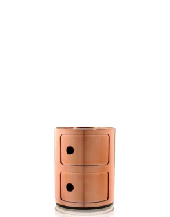 Clearance Kartell Componibili metal CUIVRE MÉTALLISÉ