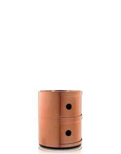 Clearance Kartell Componibili metal CUIVRE MÉTALLISÉ