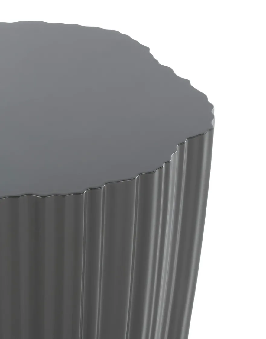 New Kartell Corteza side table GRIS ANTHRACITE