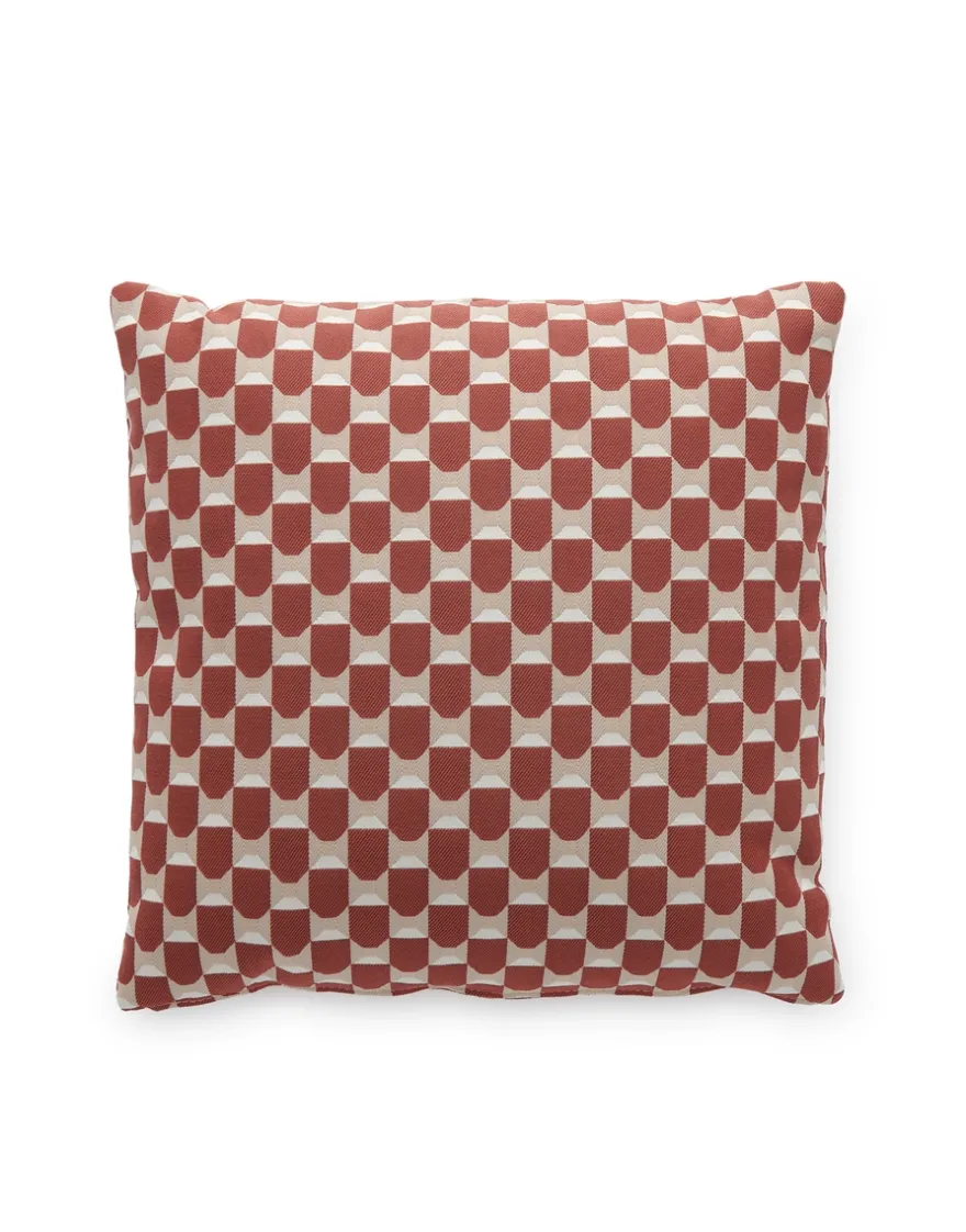 Clearance Kartell Coussin outdoor liberty obi check ROUILLE