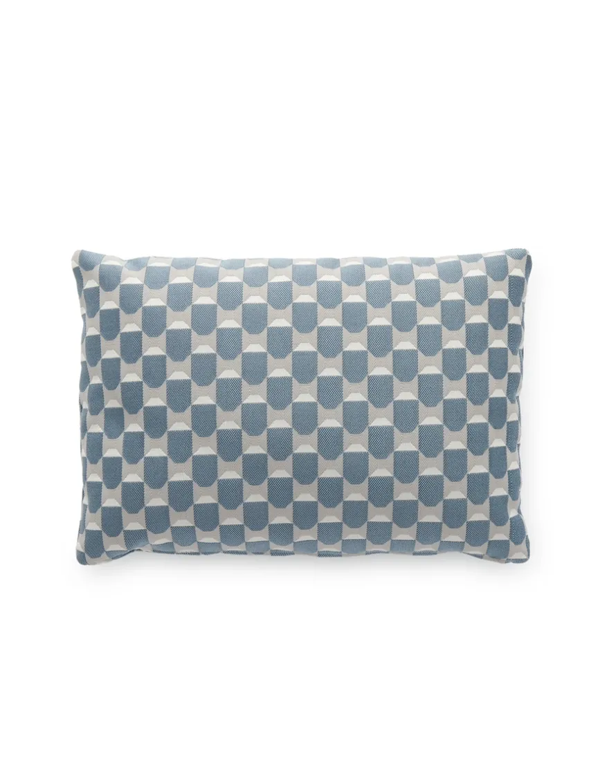 Clearance Kartell Coussin outdoor liberty obi check BLEU