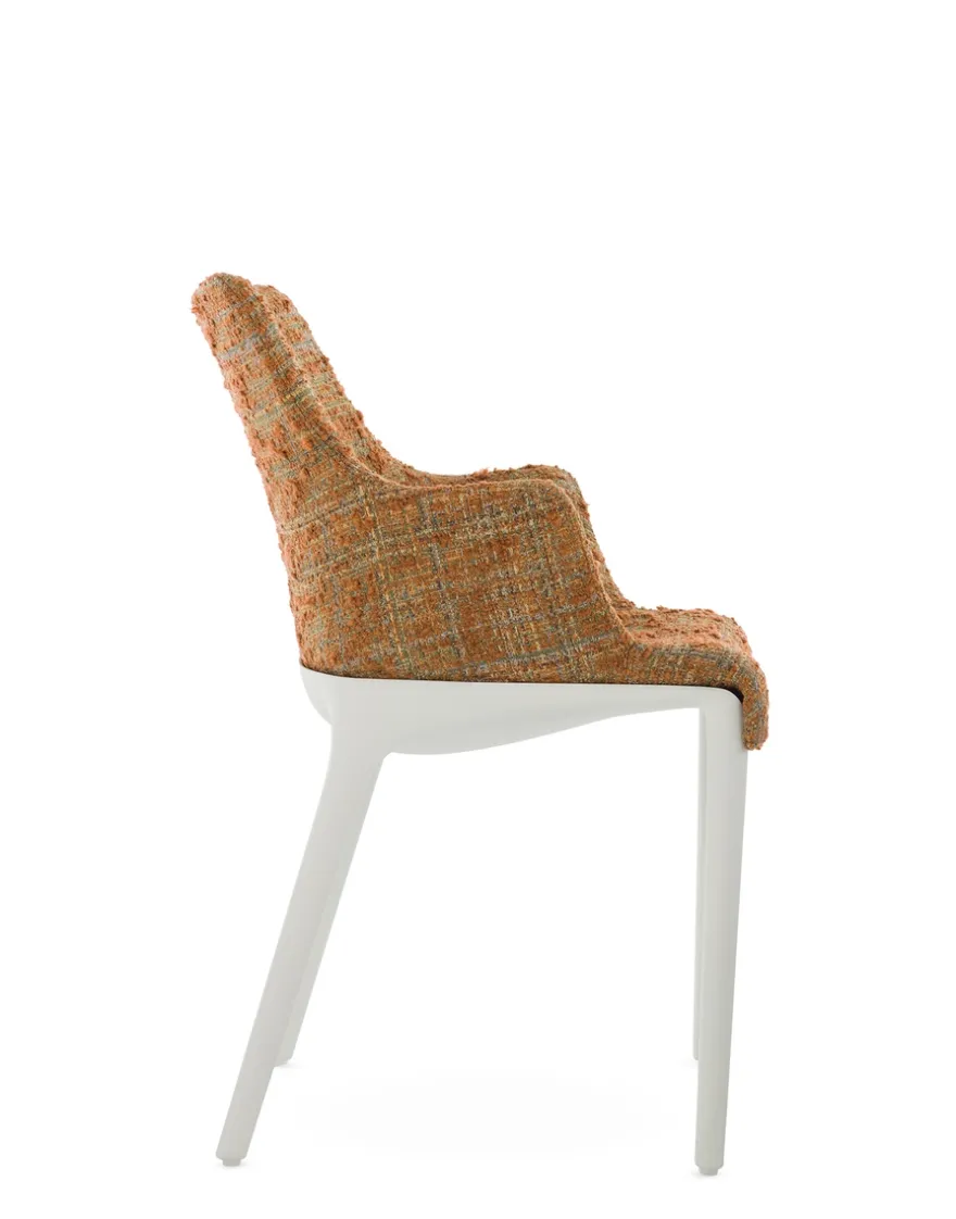 Online Kartell Eleganza nia peony plain ORANGE BOUCLÉ