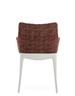 New Kartell Eleganza nia peony plain BURGUNDY BOUCLÉ