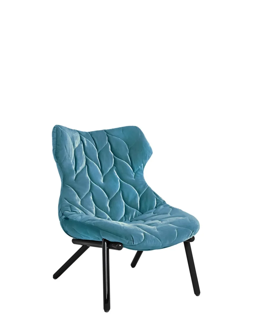 Kartell Foliage armchair velvet VELOURS OCTANE
