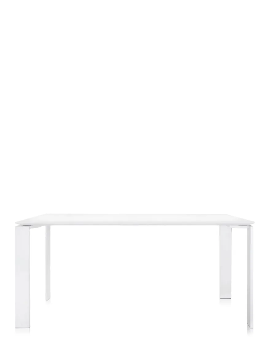 Discount Kartell Four outdoor PLATEAU BLANC/PIED BLANC