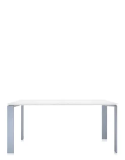 Online Kartell Four rectangular ALUMINIUM/BLANC
