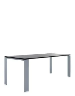 Online Kartell Four soft touch ALUMINIUM/NOIR