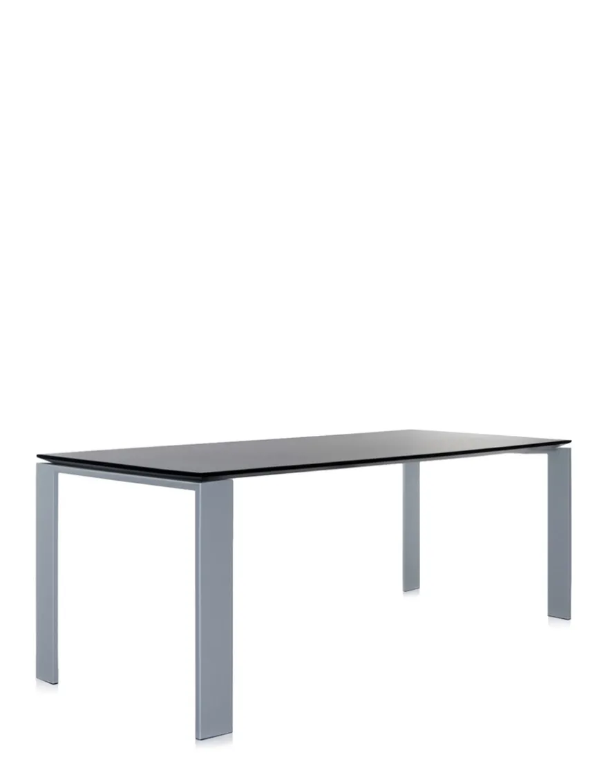 Online Kartell Four soft touch ALUMINIUM/NOIR
