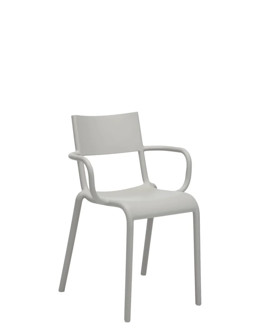 Hot Kartell Generic a (2 chaises) GRIS