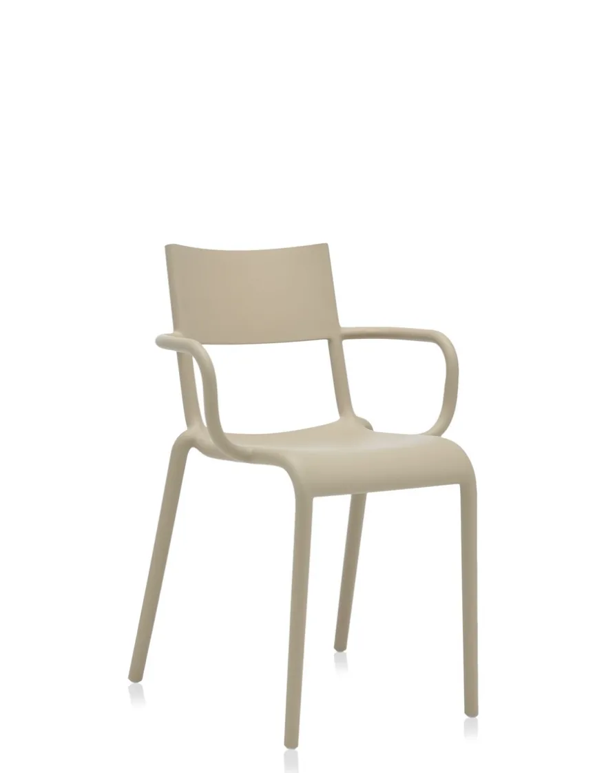 Kartell Generic a (2 chaises) DOVE GRAY