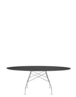 Hot Kartell Glossy marble oval MARBRE NOIR