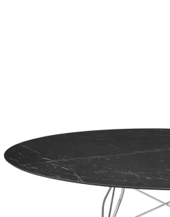 Hot Kartell Glossy marble oval MARBRE NOIR