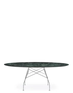 Online Kartell Glossy marble oval GREEN