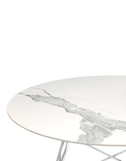 Best Kartell Glossy marble round MARBRE BLANC