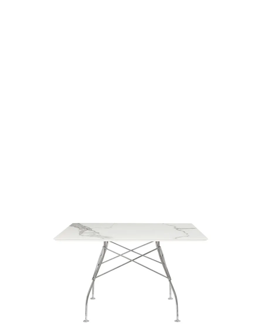 Sale Kartell Glossy marble square MARBRE BLANC