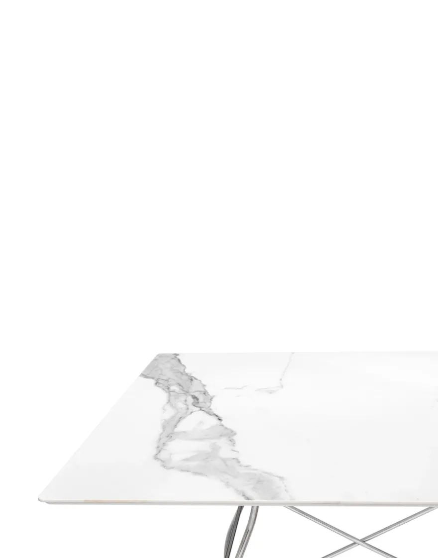 Sale Kartell Glossy marble square MARBRE BLANC