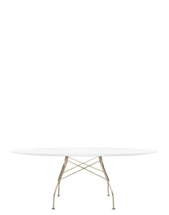 Outlet Kartell Glossy oval BLANC LAQUÉ