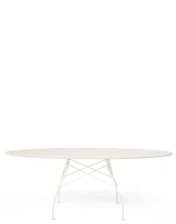 Clearance Kartell Glossy xxl outdoor oval BLANC