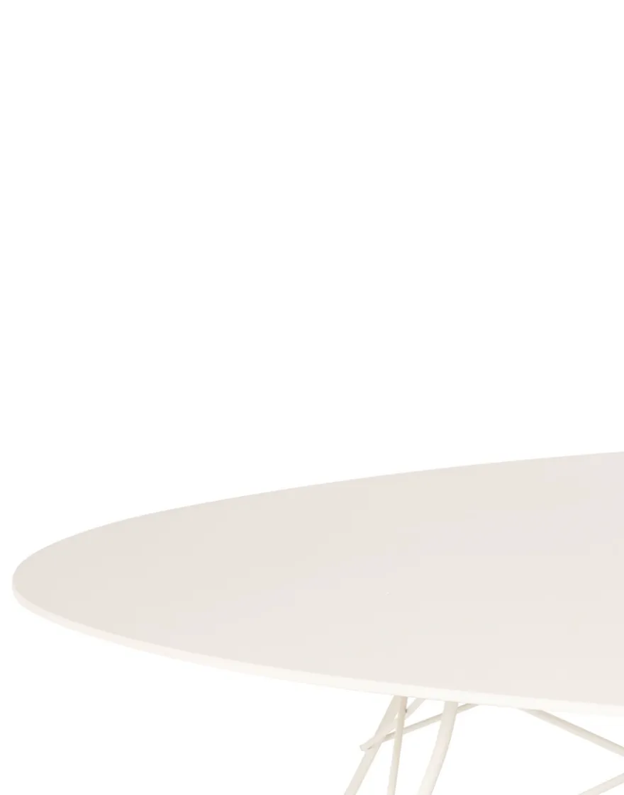 Clearance Kartell Glossy xxl outdoor oval BLANC