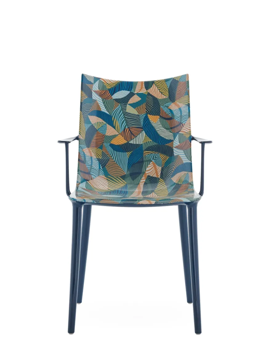 Discount Kartell H.h.h. graphic impression BLUE INK OCHRE