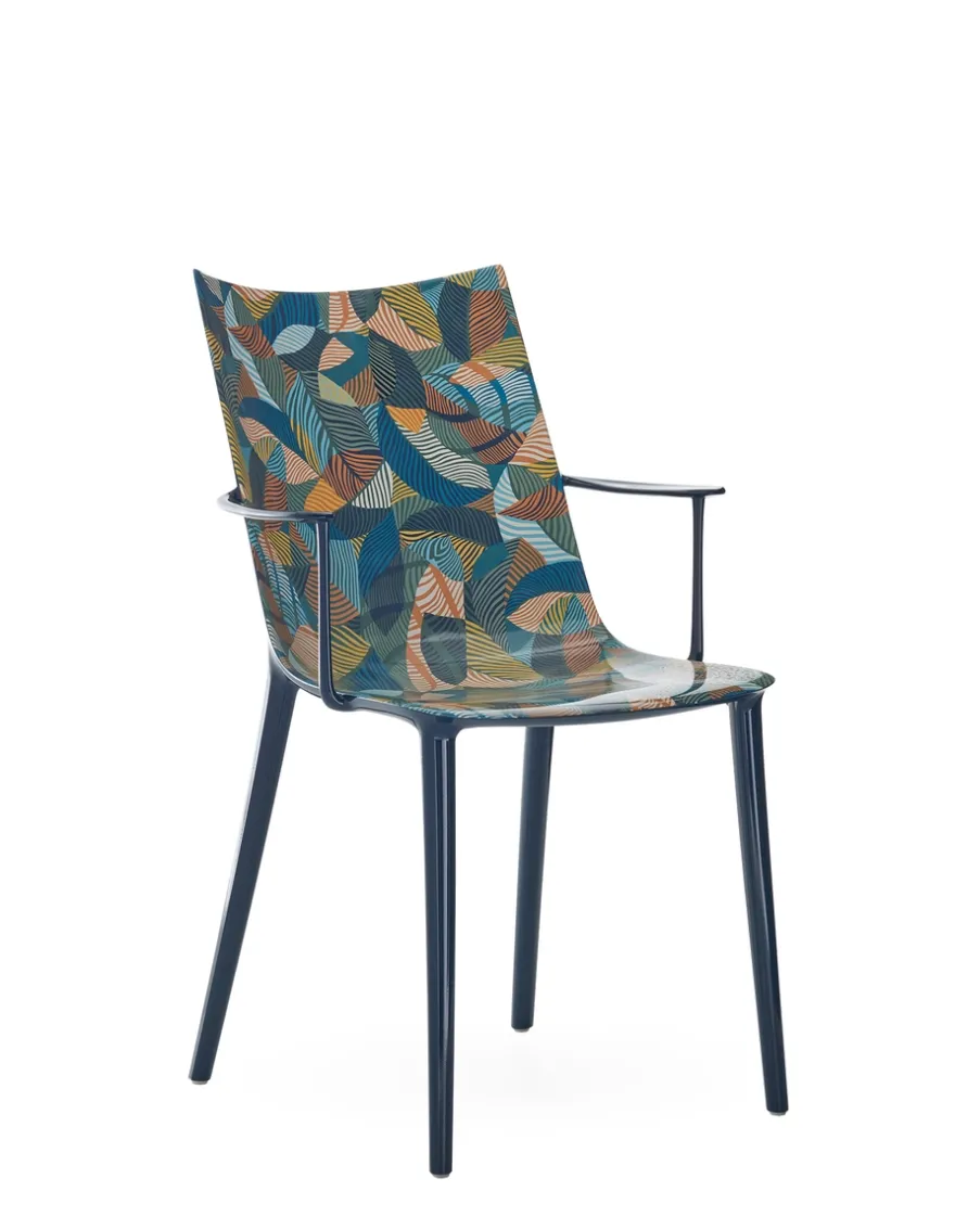 Discount Kartell H.h.h. graphic impression BLUE INK OCHRE