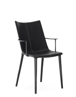 Discount Kartell H.h.h. leather NOIR