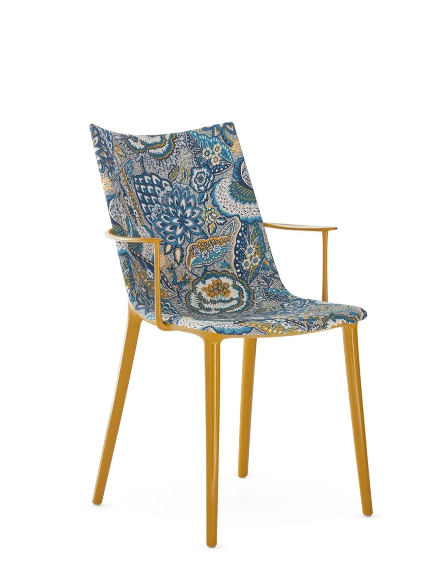 Outlet Kartell H.h.h. upholstered fabric MUSTARD INK OCHRE