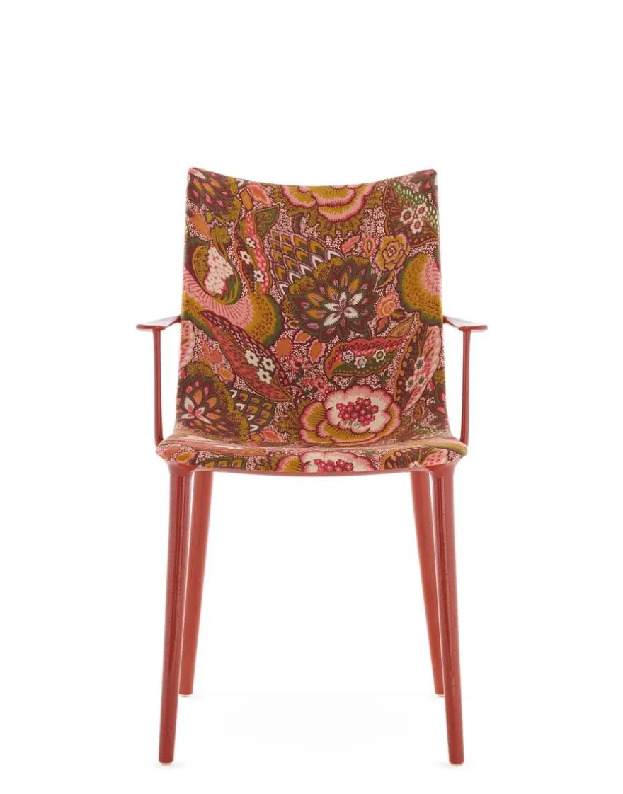 Outlet Kartell H.h.h. upholstered fabric ORANGE RUST LACQUE