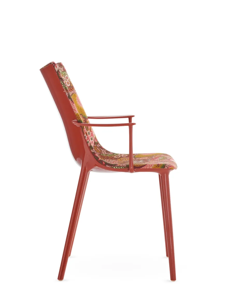 Outlet Kartell H.h.h. upholstered fabric ORANGE RUST LACQUE