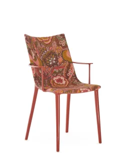 Outlet Kartell H.h.h. upholstered fabric ORANGE RUST LACQUE
