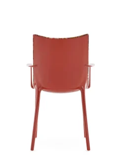Outlet Kartell H.h.h. upholstered fabric ORANGE RUST LACQUE