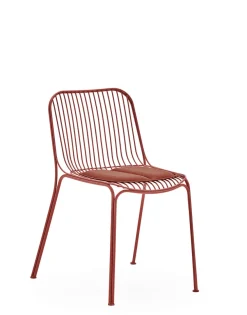 Sale Kartell Hiray chair/small armchair cushion ROUGE BRIQUE