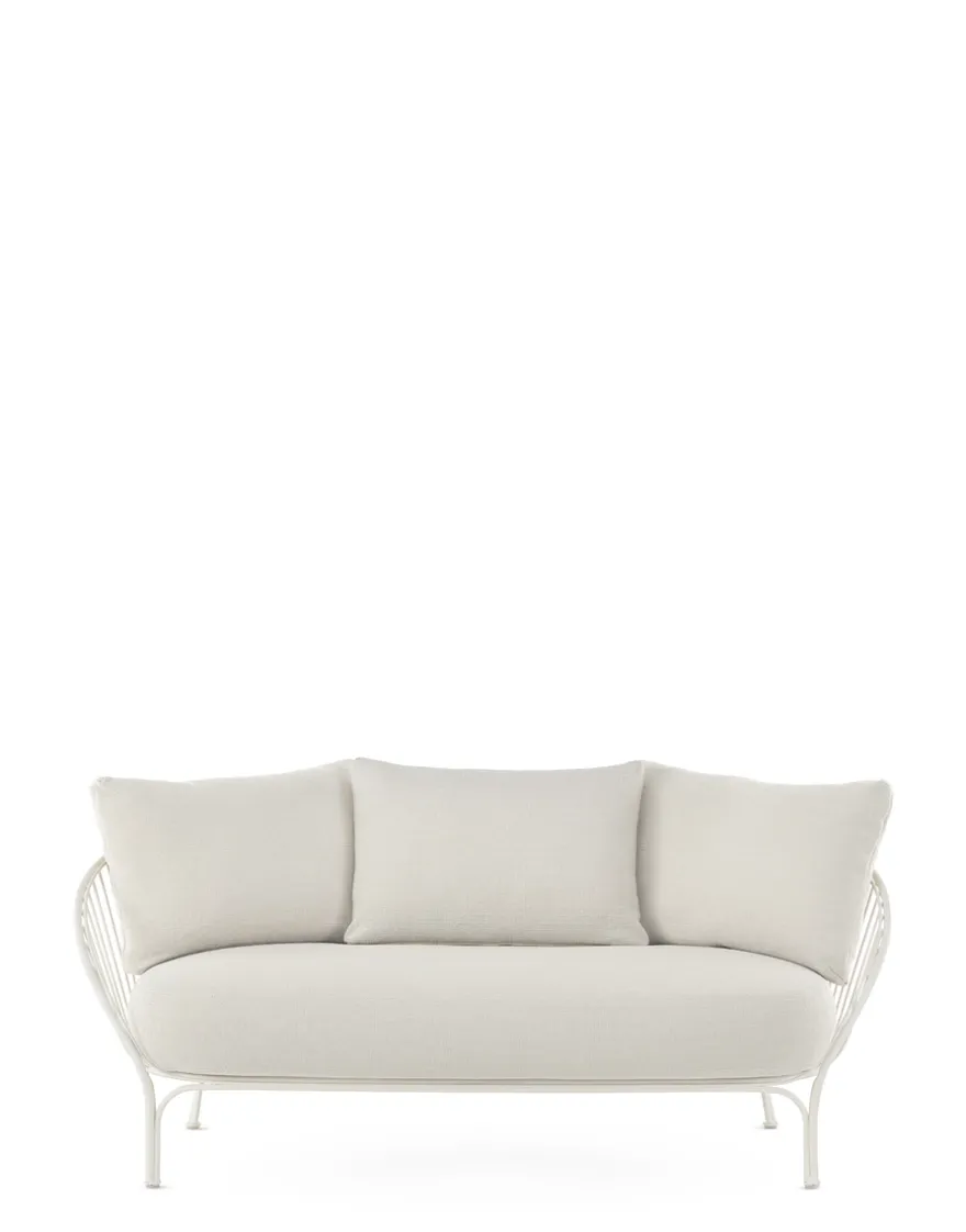 Outlet Kartell Hiray sofa BLANC/BLANC