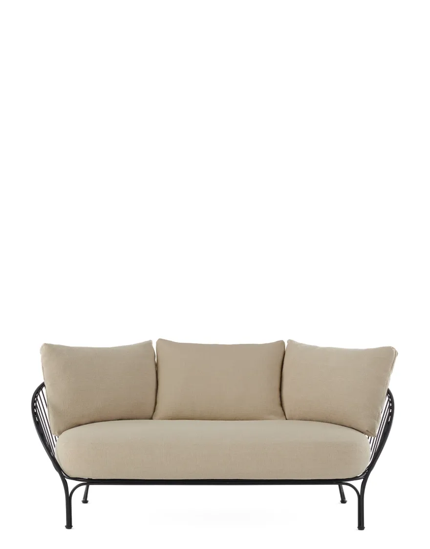 Best Kartell Hiray sofa NOIR/BEIGE