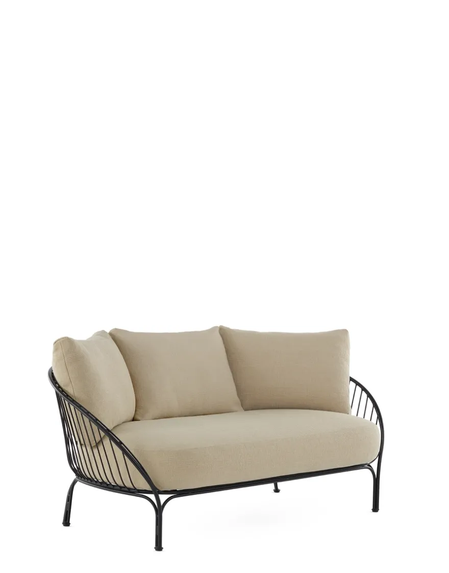 Best Kartell Hiray sofa NOIR/BEIGE