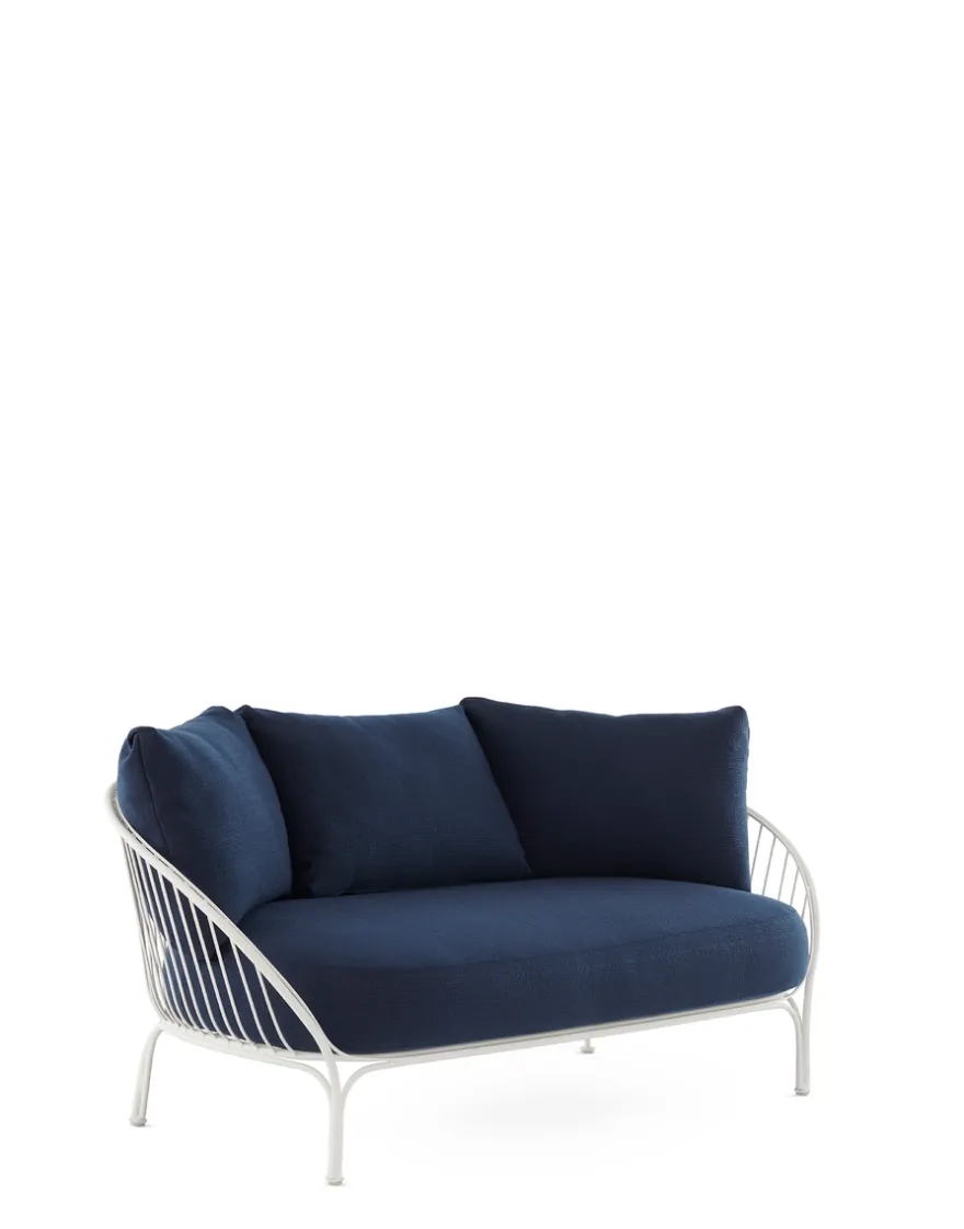 Outlet Kartell Hiray sofa BLANC/BLEU