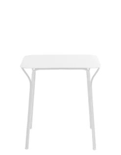 Clearance Kartell Hiray table carrée BLANC