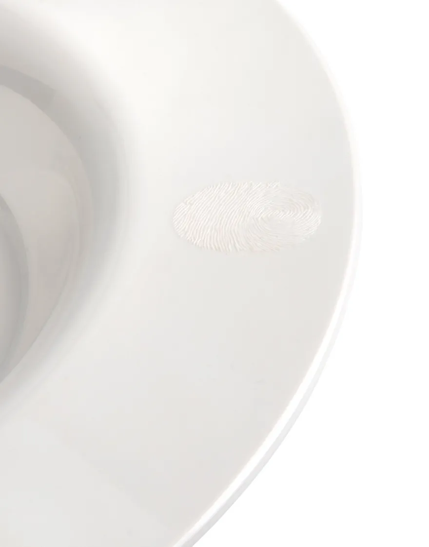 Kartell I.d. ish by d'o (4 assiettes creuses) BLANC BONE CHINA