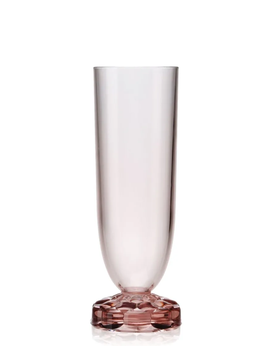 Outlet Kartell Jellies family - flute (4 verres) ROSE