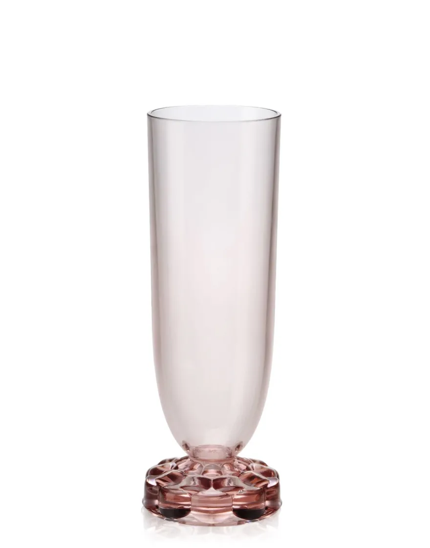 Outlet Kartell Jellies family - flute (4 verres) ROSE