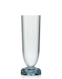 Best Kartell Jellies family - flute (4 verres) BLEU CLAIR