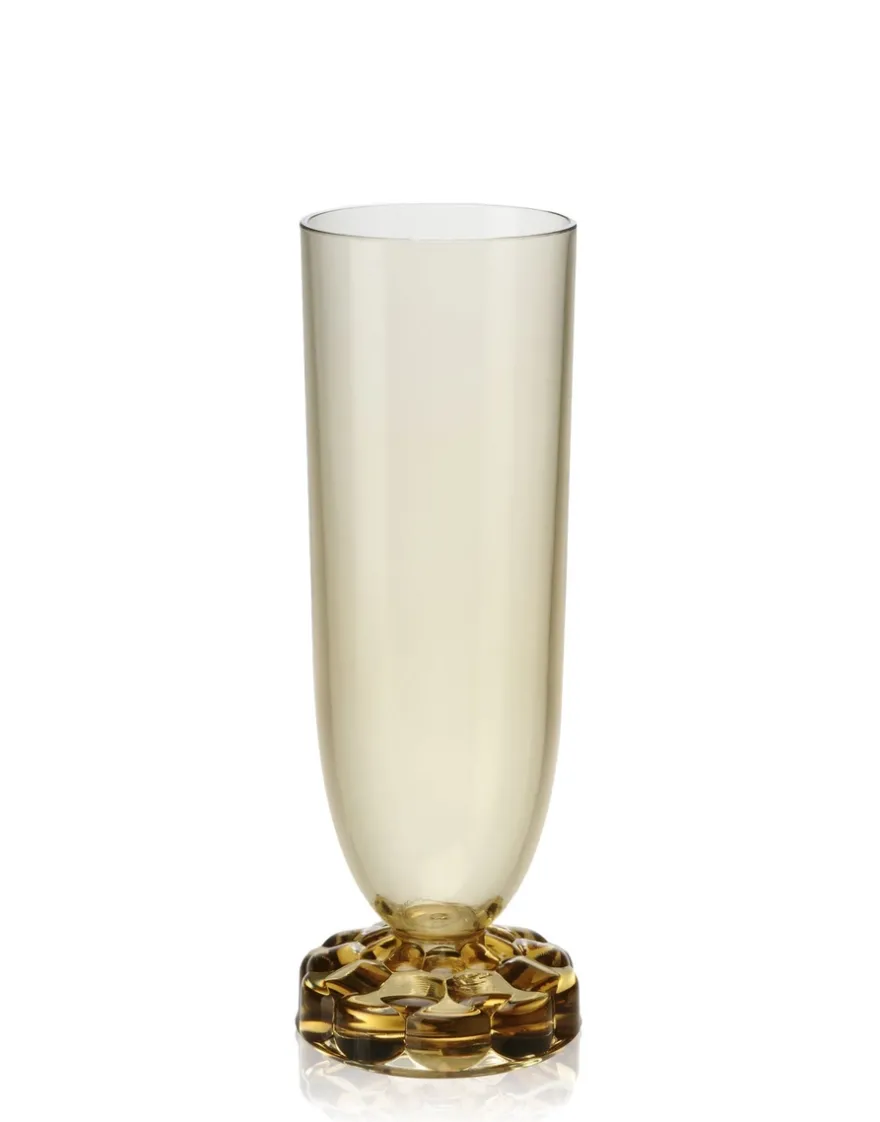 Online Kartell Jellies family - flute (4 verres) VERT