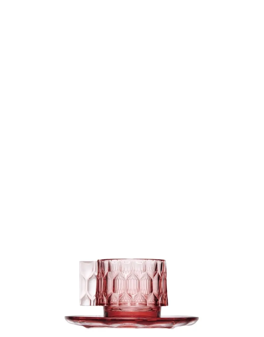 Sale Kartell Jellies family (4 tasse à café) ROSE