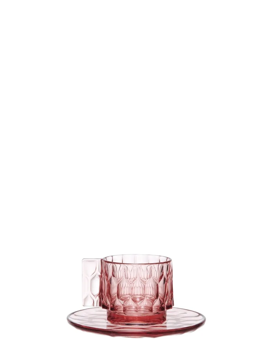 Sale Kartell Jellies family (4 tasse à café) ROSE