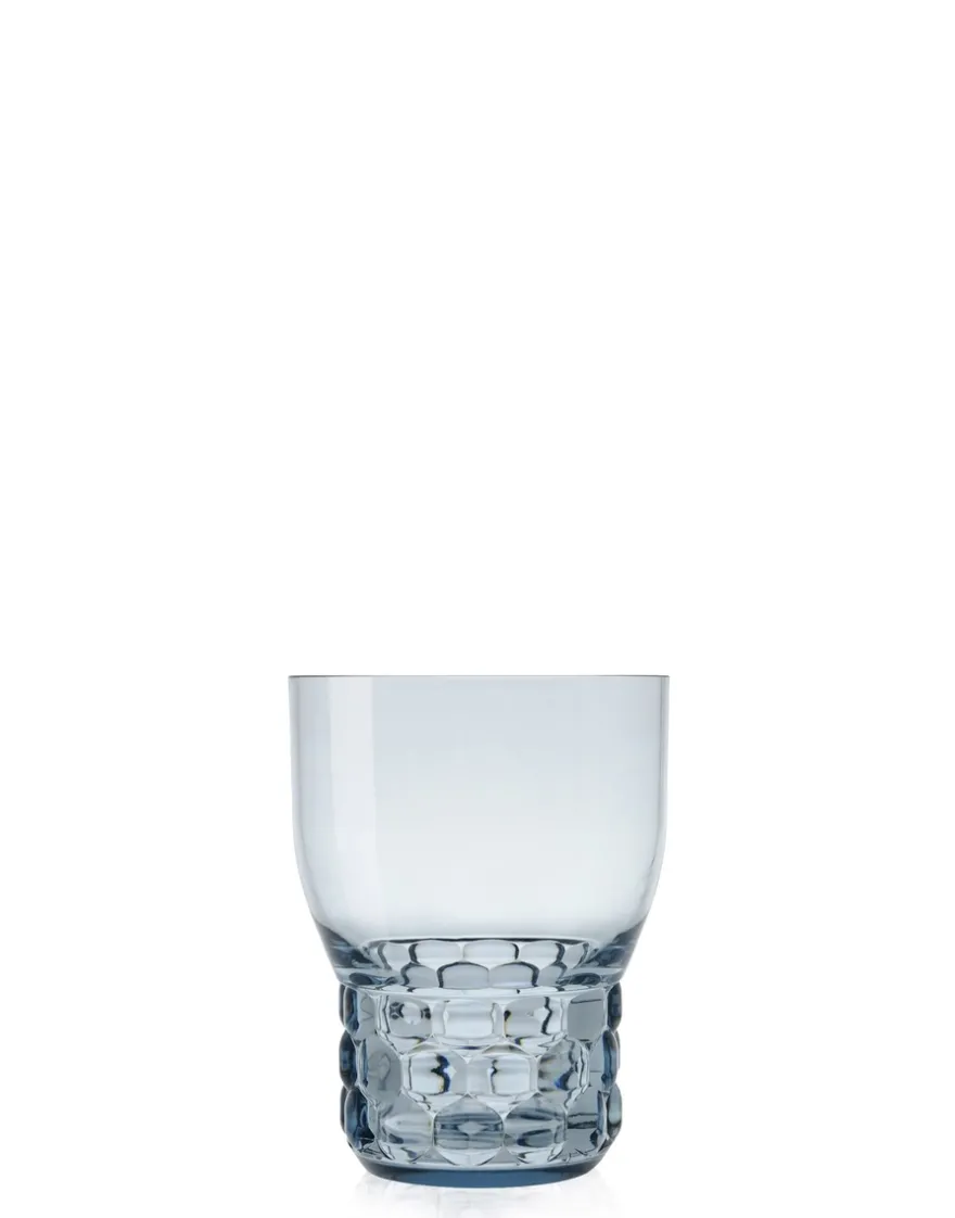 Hot Kartell Jellies family - vin (4 verres) BLEU CLAIR