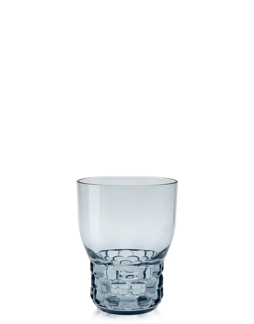 Hot Kartell Jellies family - vin (4 verres) BLEU CLAIR