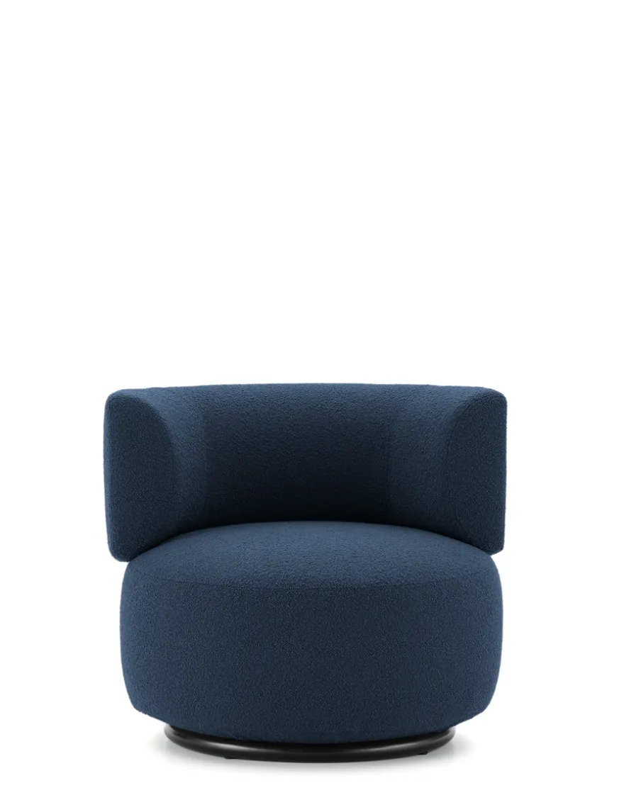 Outlet Kartell K-waiting armchair bouclè BLEU