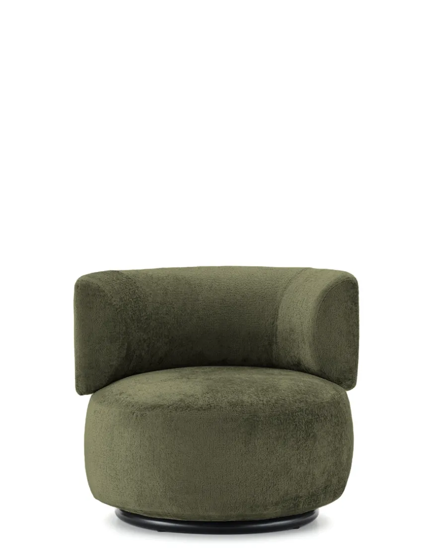 Discount Kartell K-waiting armchair chenille VERT