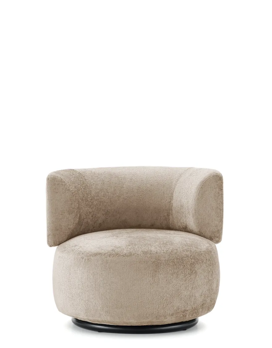 Kartell K-waiting armchair chenille BEIGE