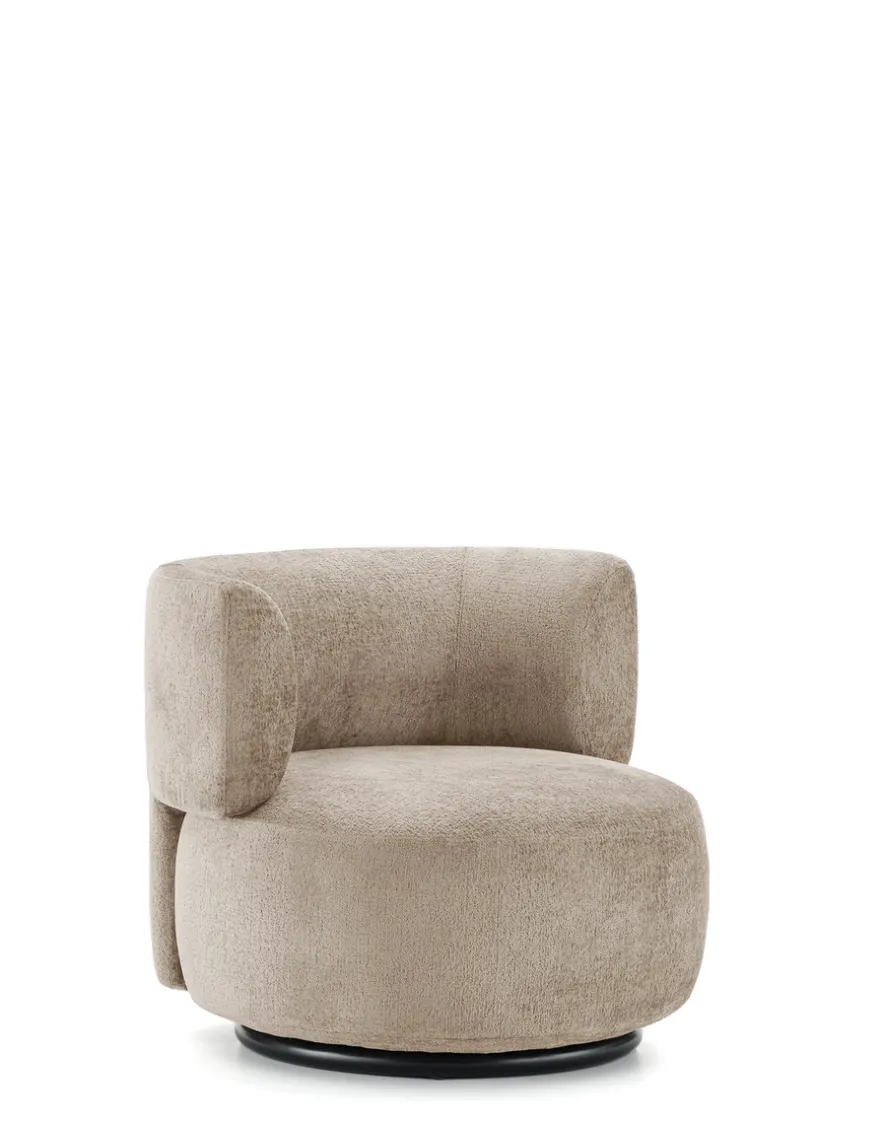 Kartell K-waiting armchair chenille BEIGE